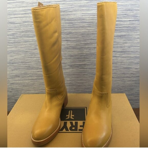 Frye Campus Boot “Camryn” in color Banana size 9.5 NWT new in box - Picture 8 of 11